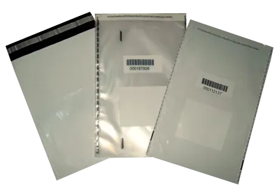 Bezpečnostní sáčky s pořadovým číslem a čárovým kódem